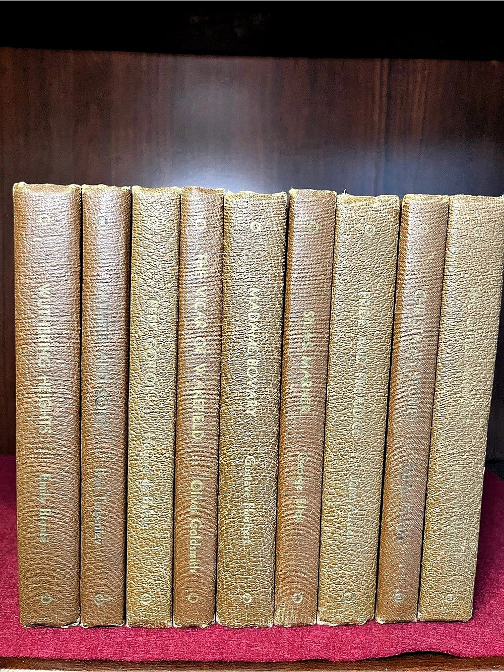 1939 University Classics Vintage Book Set #2 (Set of 9 hardcover books)